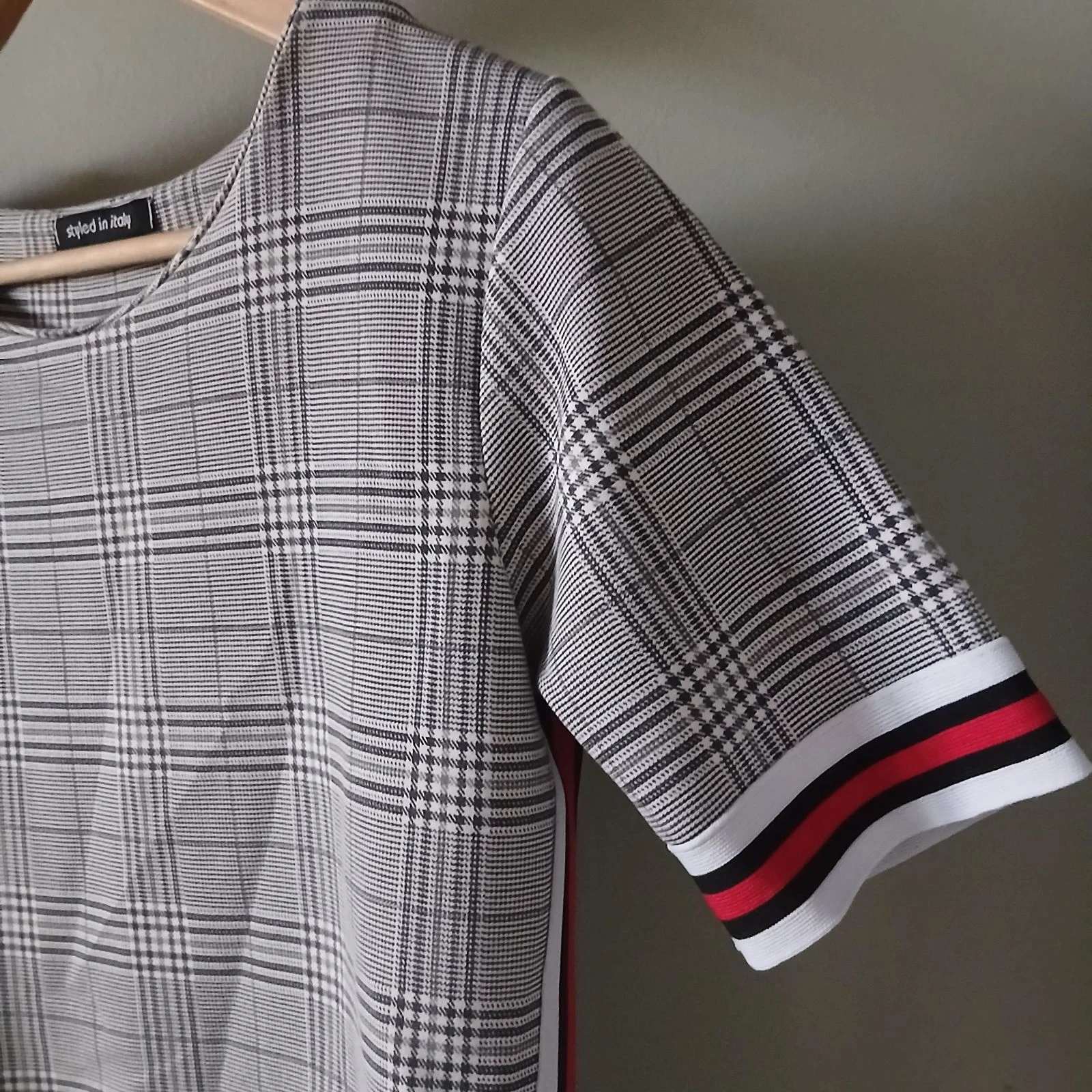 Vestido sudadera a cuadros estilo preppy-sporty chic - T.M/L – photo 7